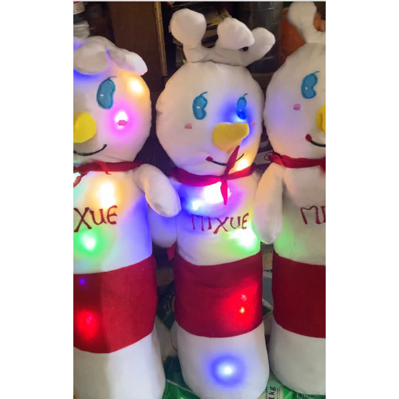 guling mixue boneka mixue led