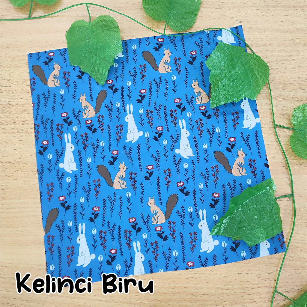 Kain Longch4mp Meteran Motif Kelinci