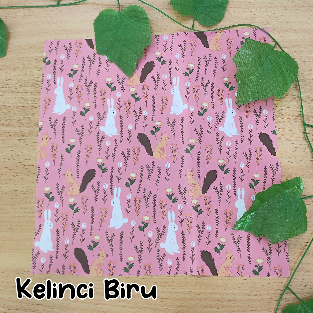 Kain Longch4mp Meteran Motif Kelinci