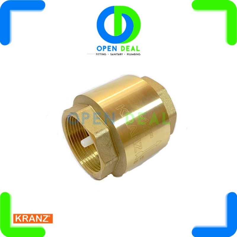 Tusen Klep 1 1/2" inch kuningan Kranz / Tusen Brass / Tesen klep