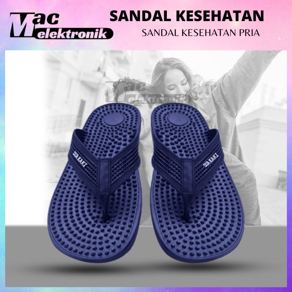 SANDAL KESEHATAN PRIA / SANDAL REMATIK MENJAGA PEREDARAN DARAH / SANDAL JEPIT PRIA