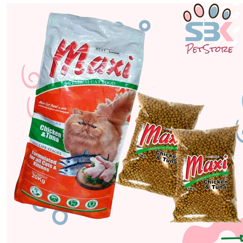 Maxi 1kg Dry Food Makanan Kucing Kering  All Stage