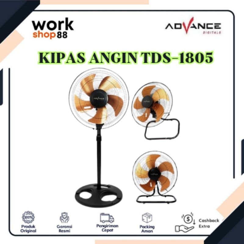 Kipas Angin Advance TDS-1805 / Kipas angin tornado / Kipas