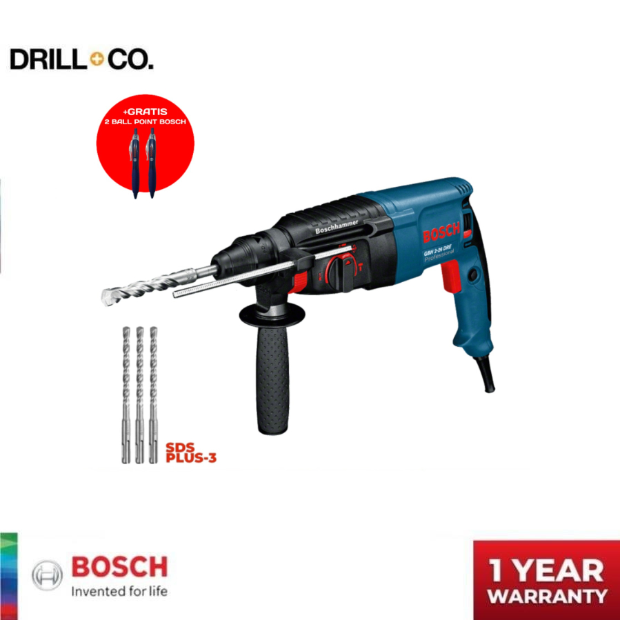 Bosch GBH 2-26 DRE Set Mesin Bor Rotary Hammer 26 mm