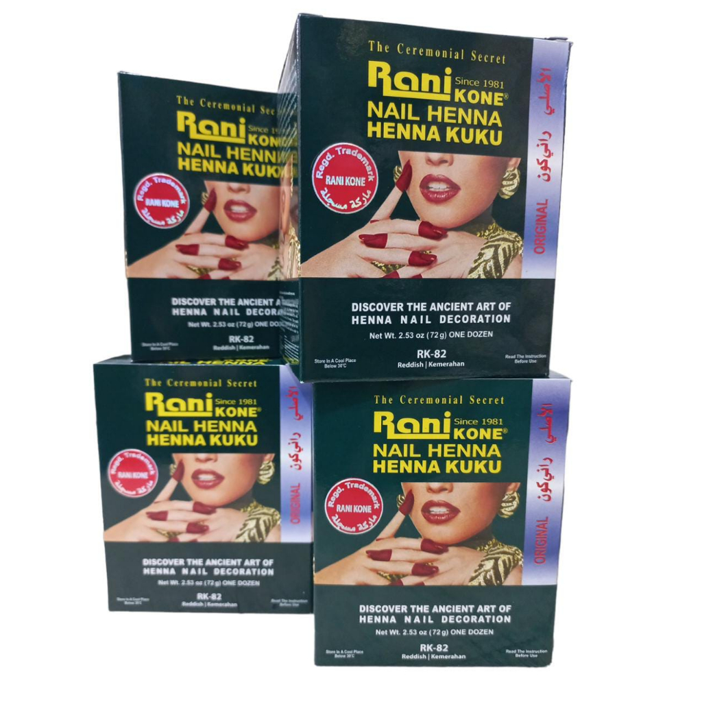 Rani Henna Original Saudi 12Pcs / Pacar Kuku Arab(exp 2028)