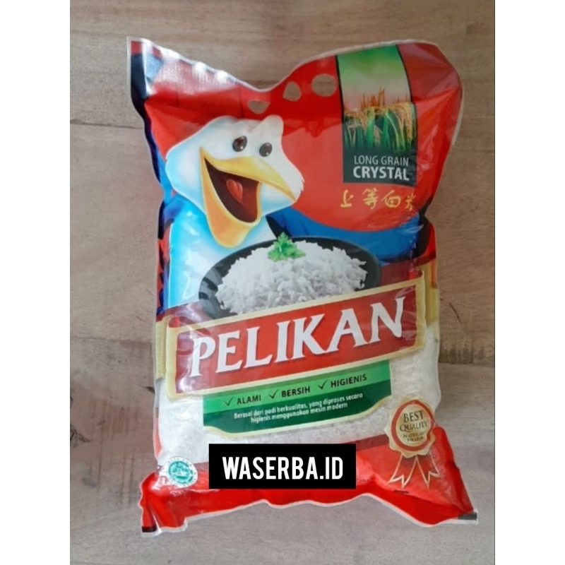 Beras Premium Pelikan 5kg, 10kg, 25kg