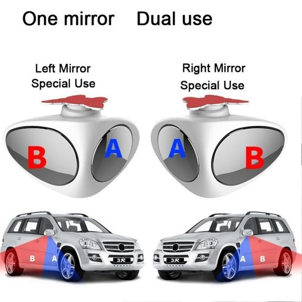 Spion blind Spot Blindspot Tambahan Mobil Universal Cermin 2 Sisi - Spion Mobil 2 Sisi Penglihatan Blind Spot - Kaca Spion Mobil Blindspot 2 Sisi
