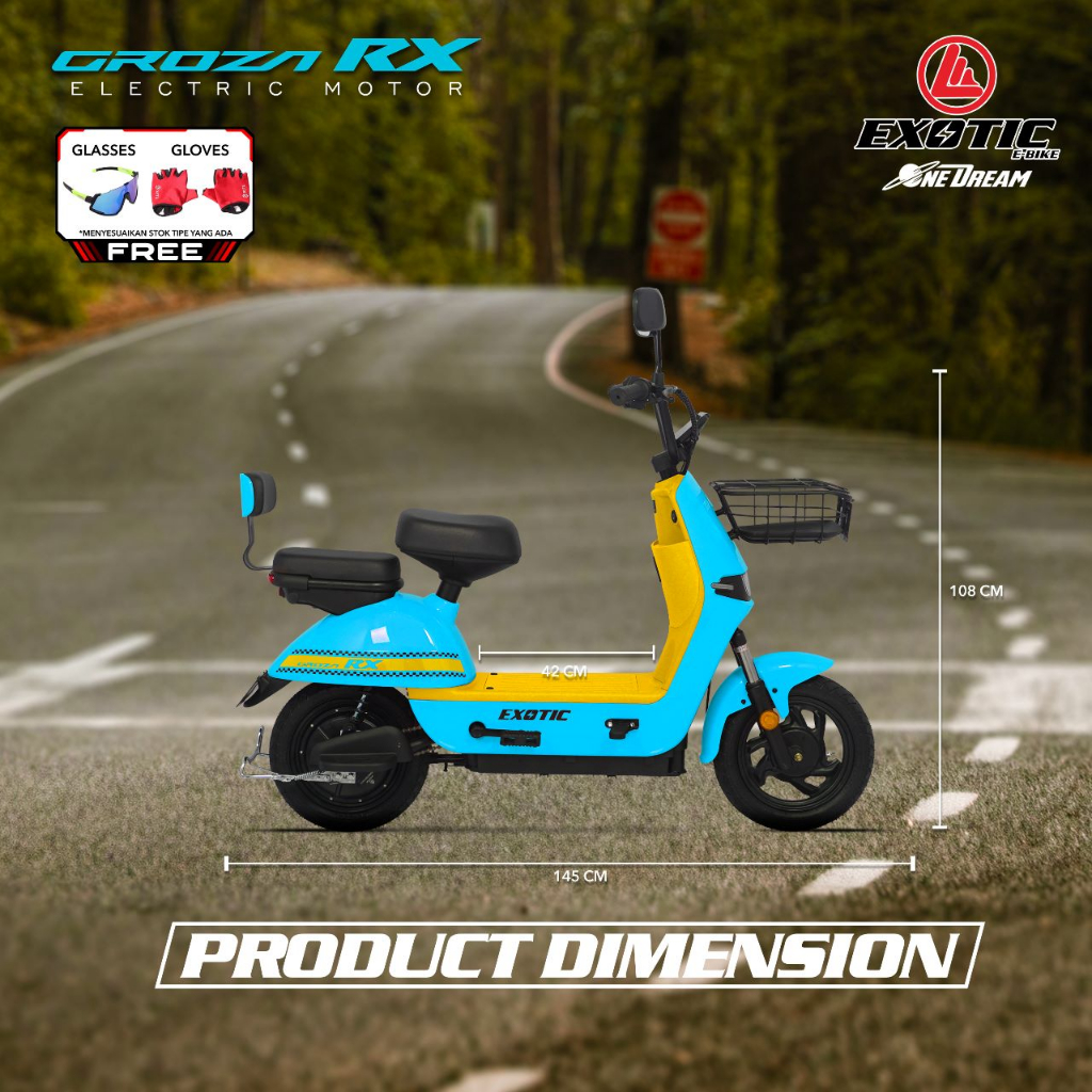 Sepeda Listrik Exotic Groza RX 48V500W Electric Bike