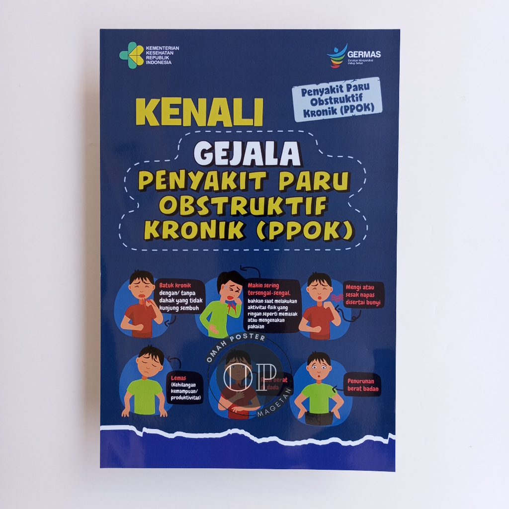 Poster Kenali Faktor PPOK  -  Penyakit Paru Obstruktif Kronis - Cara Mencegah PPOK