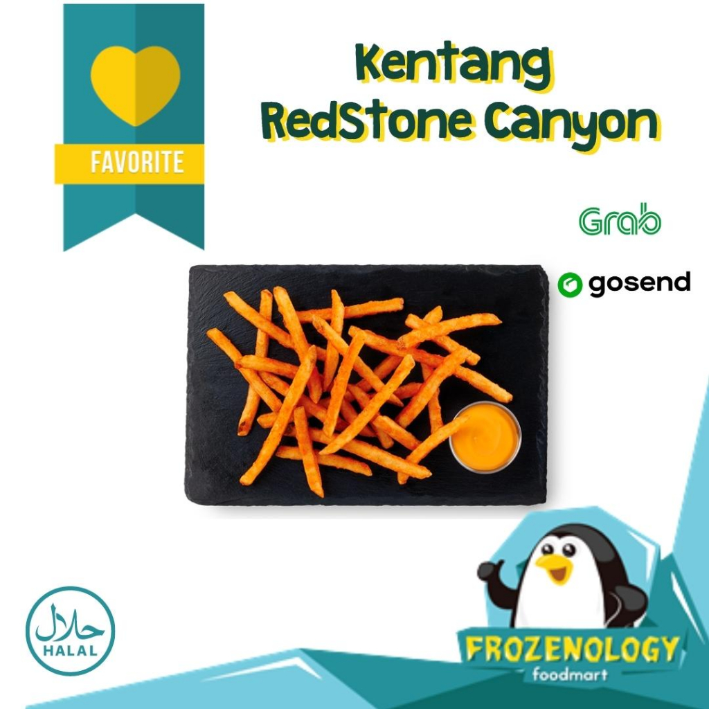 

McCain RedStone Canyon Seasoned Fries Red Batter | Kentang RedStone