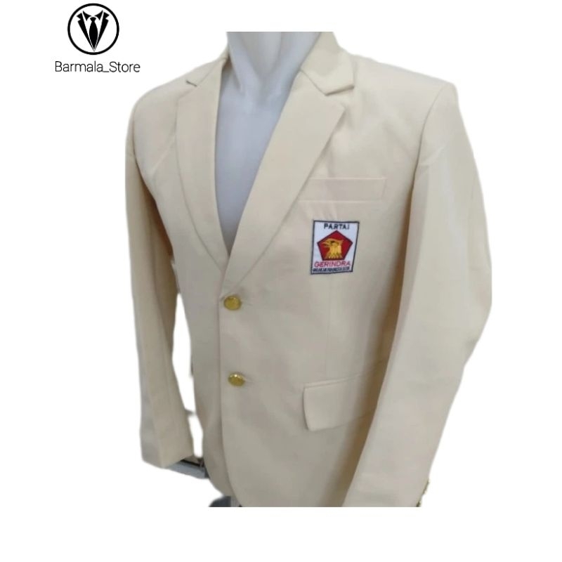 Jas Partai Gerindra - Blazer Seragaman Partai Pria Dan Wanita