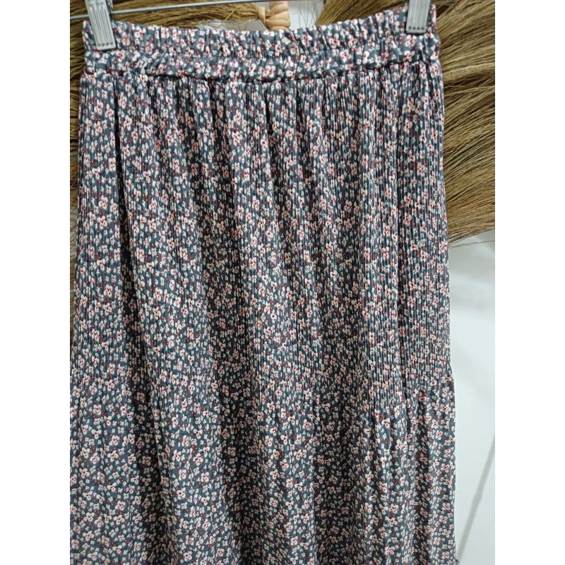 ROK PLISKET TUTU MOTIF BUNGA KAMBOJA // PLISKET PREMIUM // ROK TUTU WANITA