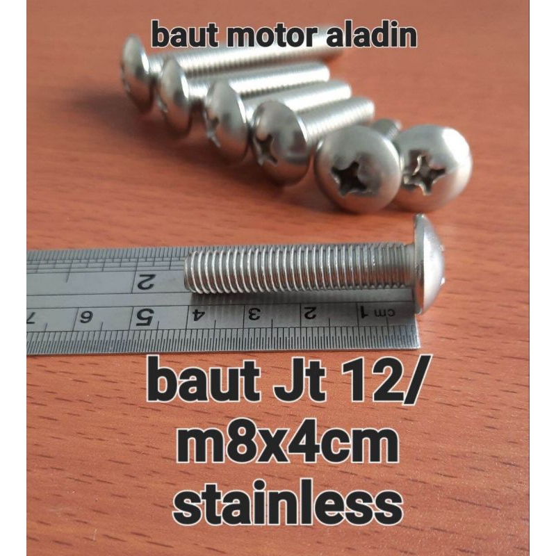 Baut JT/M8x4cm stainless