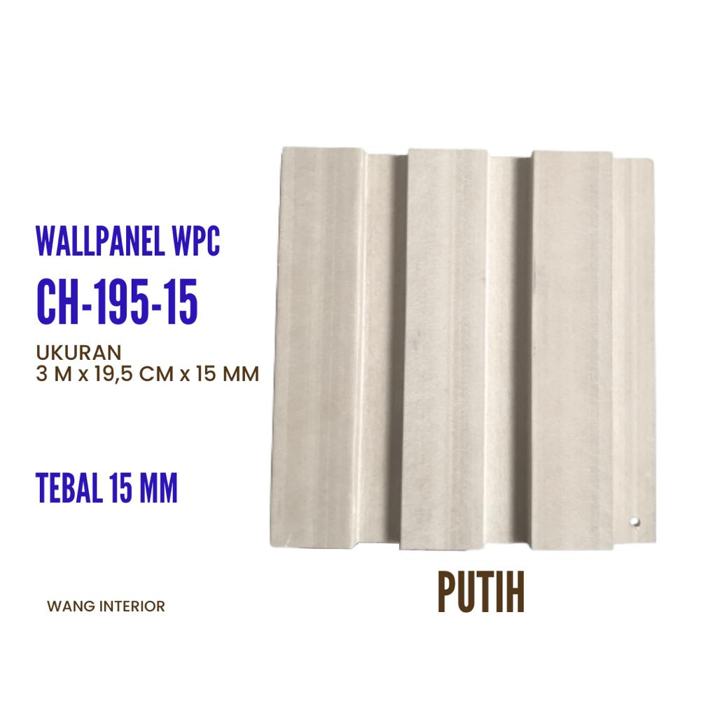 Wall Panel Wood Panel WPC Wallpanel Woodpanel WPC POLOS TEBAL 1.5
