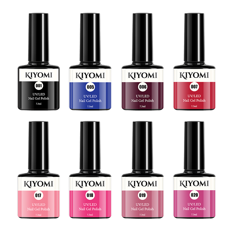 (51-90) KIYOMI NAIL GEL POLISH UV/LED Cat Kuku Gel Warna polos YM002