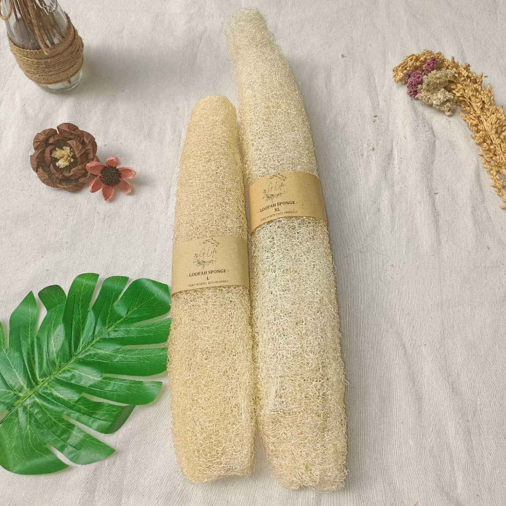 Loofah Sponge Mandi/Spons Loofah Mandi Gambas Oyong Alami