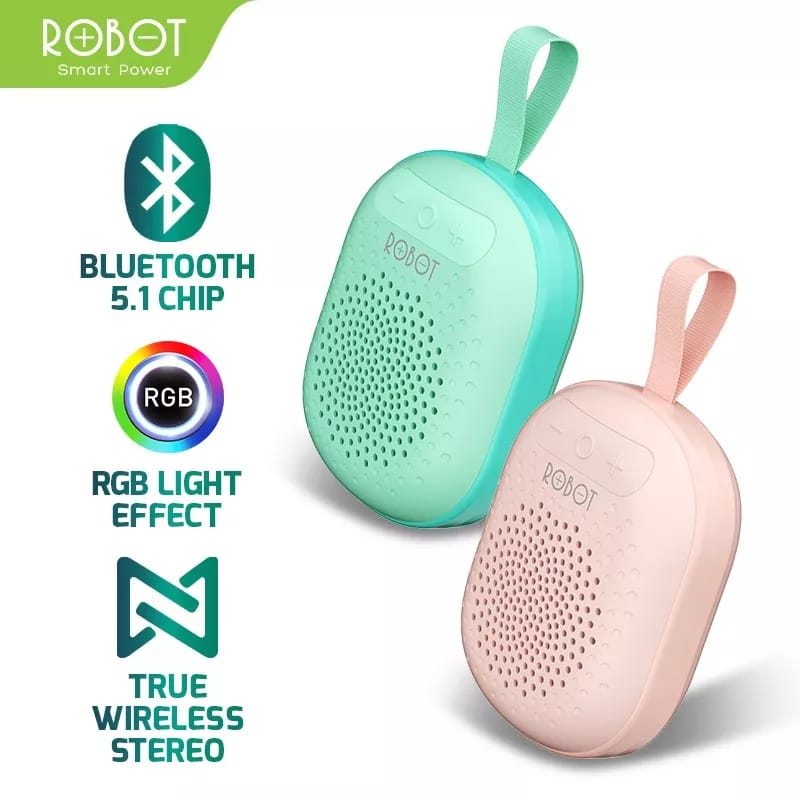 SPEAKER BLUETOOTH RGB LIGHT TWS MODE TF CARD ROBOT RB20