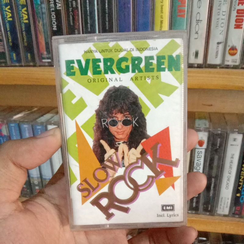 Kaset Pita Evergreen Slow Rock (deep purple, scorpions, u.f.o, king crimson, dll)