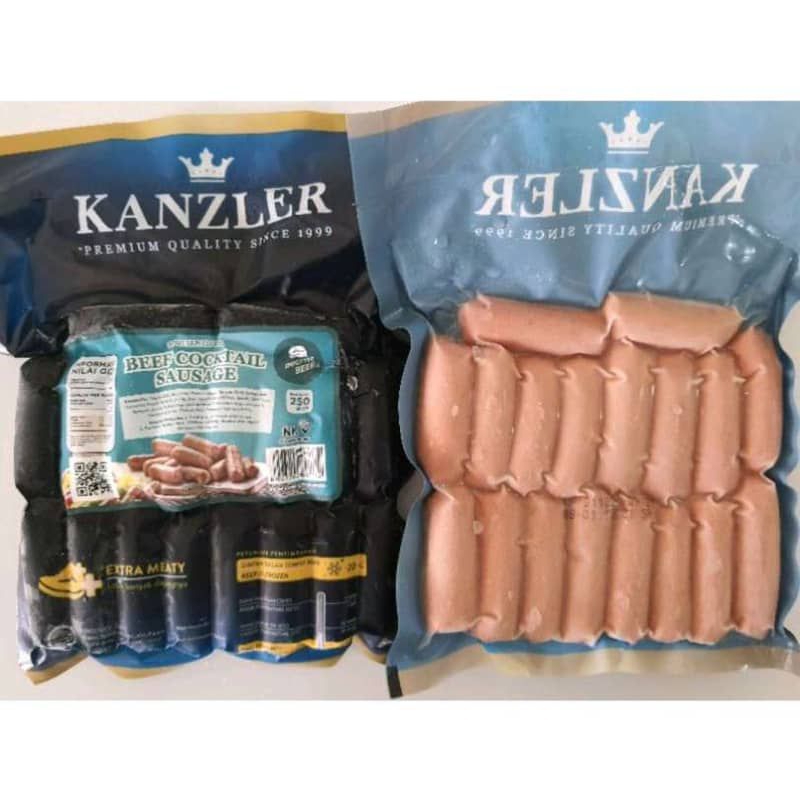 Sosis Daging Sapi Kanzler Sosis Kanzler Beef Cocktail Sausage 250 gr Sosis Berkualitas Terbaik Murah