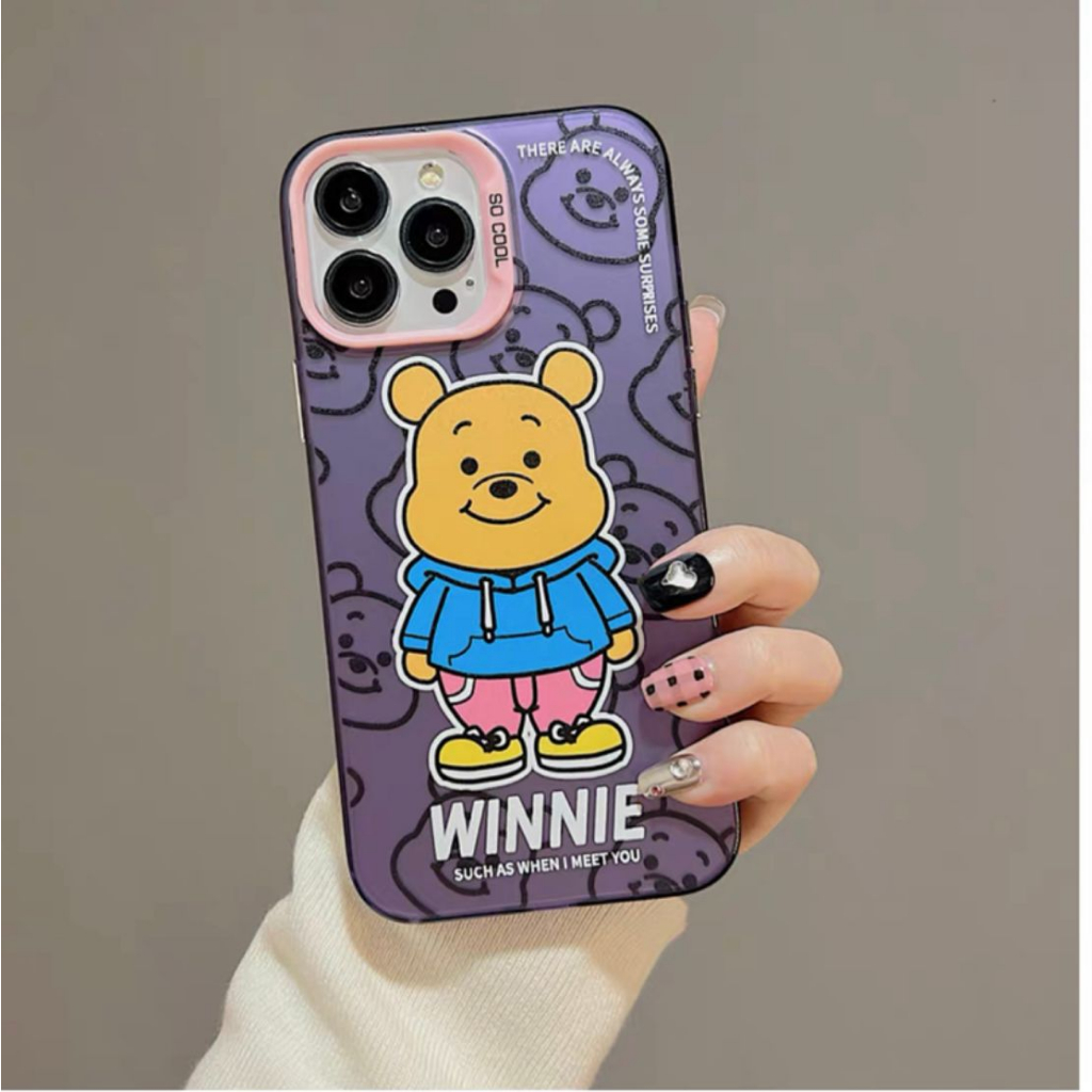 NEW PREMIUM CASE !!  SUPER CARTOON HOODIE PIKACHU SPONGEBOB WINNIE THE POOH GARFIELD IP 14 PROMAX 14 PRO 14 13 PROMAX 13 PRO 13 12 PROMAX 12 PRO 12  11 SOFTCASE