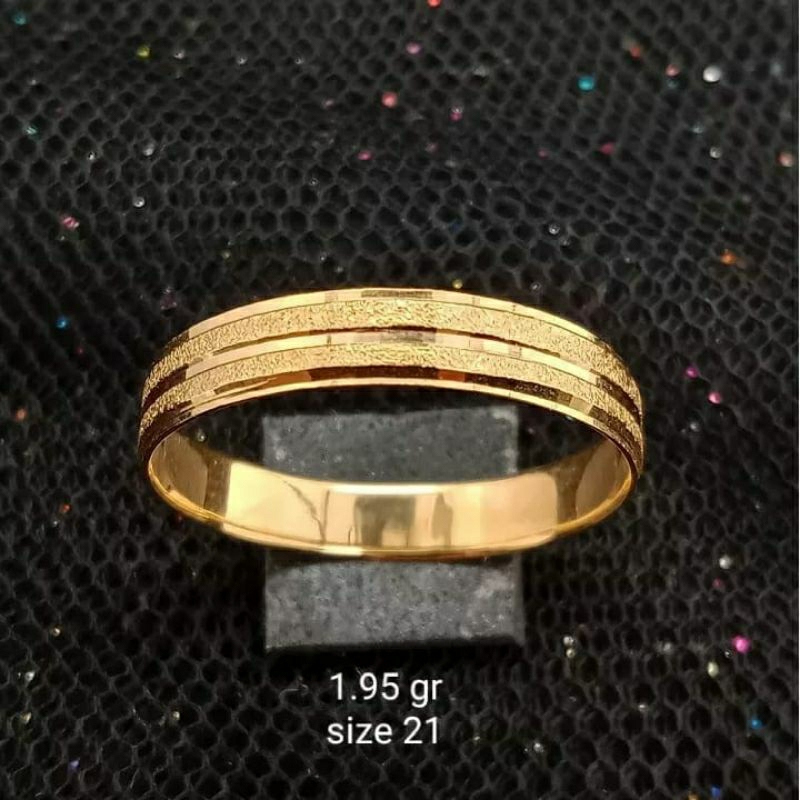 Cincin Nikah Emas 17k 1.95 Gram Kadar 750