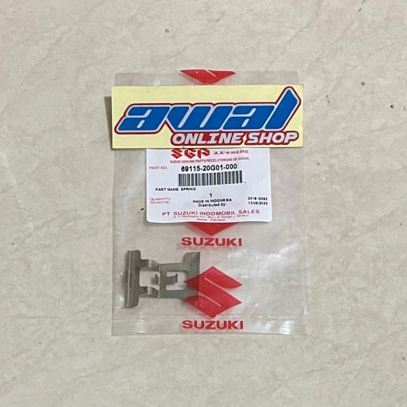 BESI PLAT SPRING PAD PENAHAN KAMPAS REM BELAKANG SATRIA FU ORIGINAL SGP