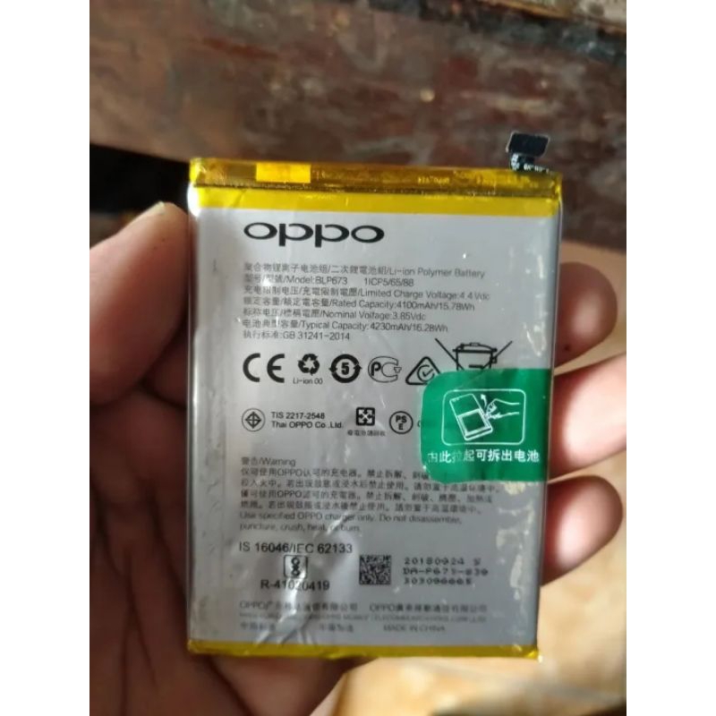 baterai HP Oppo a3s a5s original