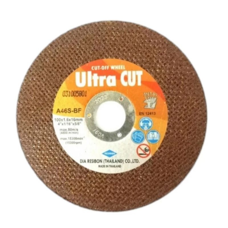 Batu / Mata Potong Besi/Logam Ultra Cut 100x1.6x16mm