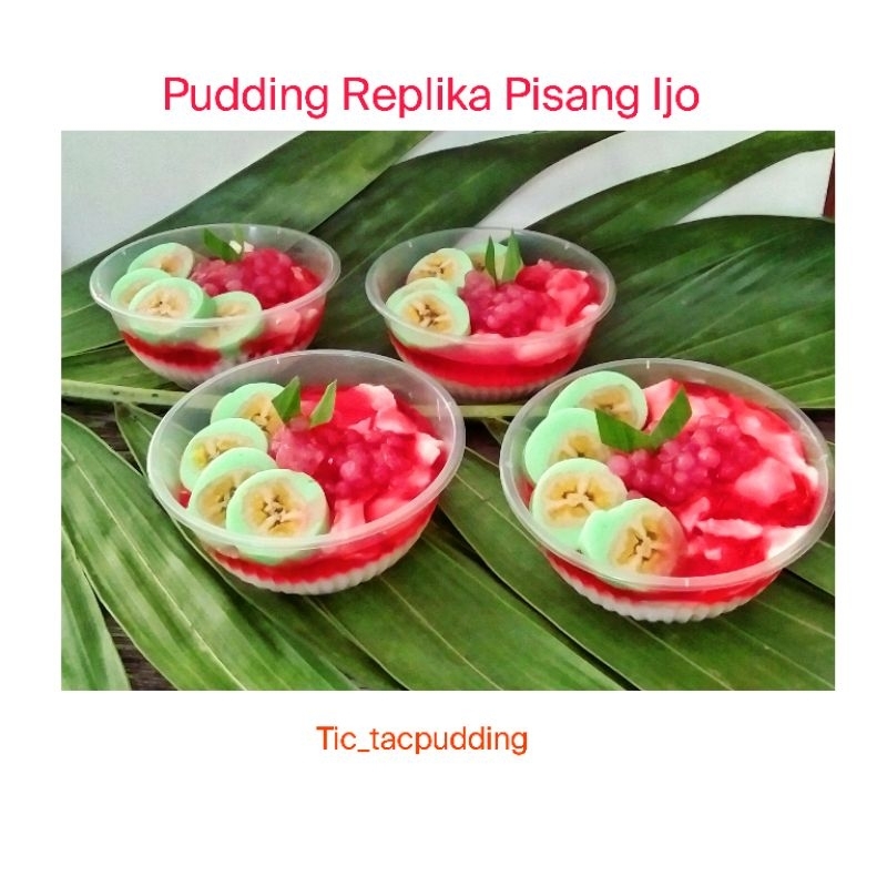 

Pudding Replika Pisang Ijo