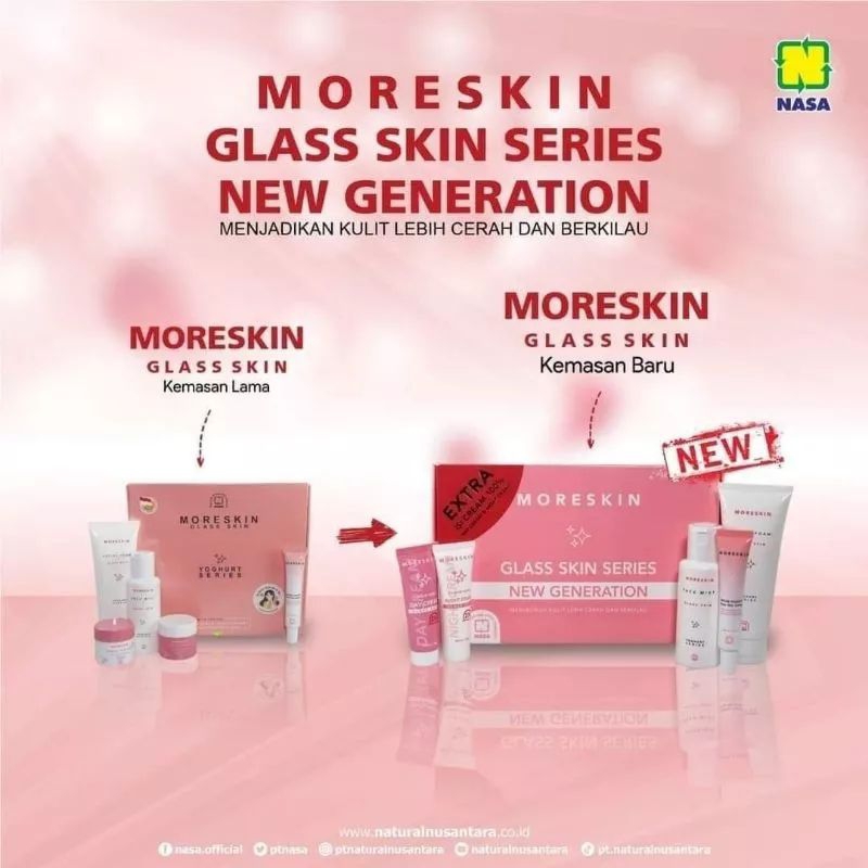 Moreskin glass skin