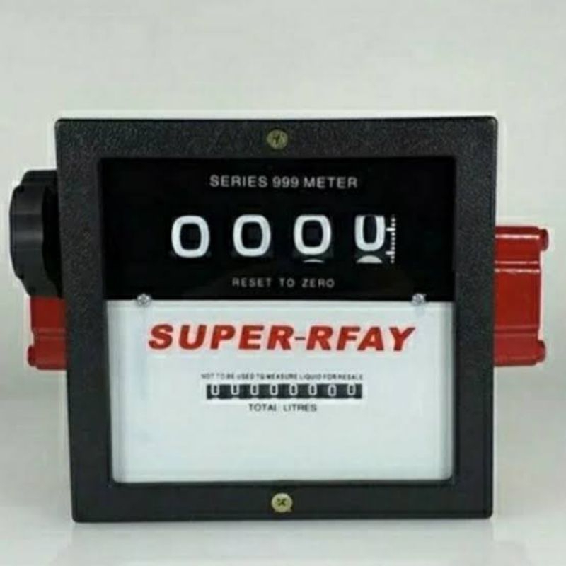 (UTC) Super-RFAY aluminium diesel meter solar 4 digit pipa 1.5inch