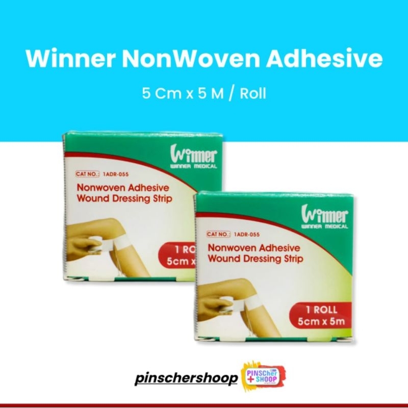 Winner Wound Adhesive 5cm X 5m Plester Penutup Luka