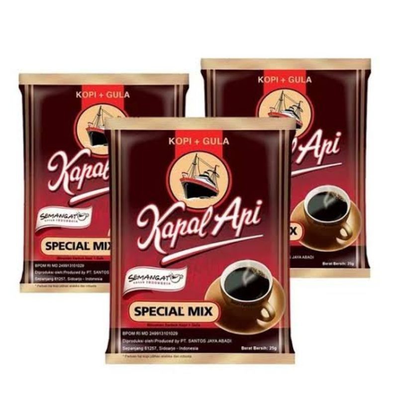 

Kopi Kapal Api Special MIX 25Gr Harga Perpcs