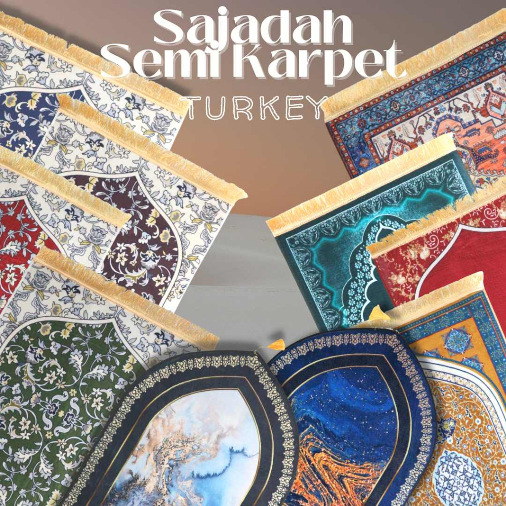Sajadah Semi Karpet Print Empuk