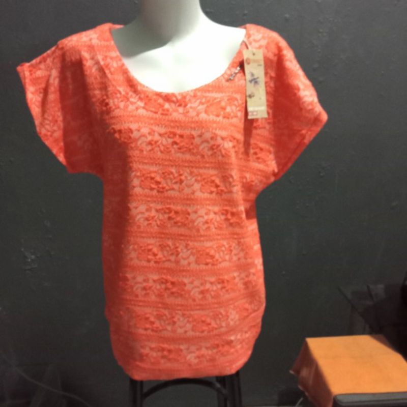 Big Sale 6 pcs 90 rb Blouse Wanita Triset Ori  Embro Size S Dan M Dan L