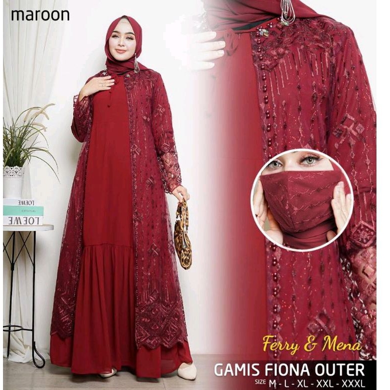 Kebaya Gamis Outer / Gamis Kebaya Outer / Outer Kebaya / Kebaya Outer Modern / Kebaya Outer Premium 