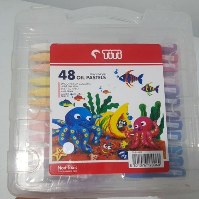 

Crayon / Krayon / krayon minyak / oil pastel mewarna merk Titi