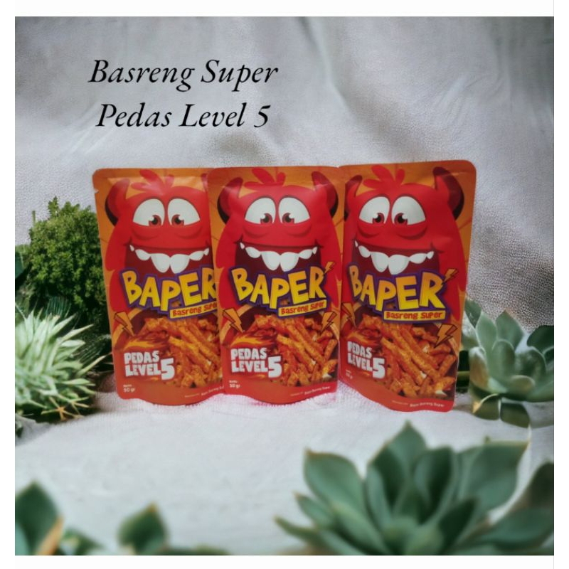 

Basreng Pedas / Basreng Super / Cemilan Basreng / Basreng Pedas Level 5 / Cemilan Kekinian paling Laris