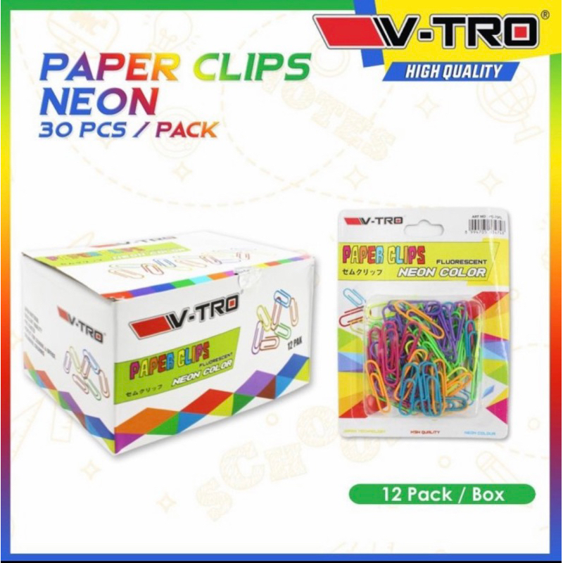 

Paper Clip no 3 NEON / Klip Kertas Warna Warni