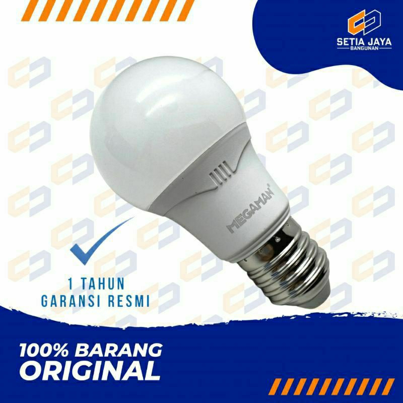 Lampu / Bohlam Led Kuning Megaman / Megamen 3 / 5 / 7 / 9 / 12 Watt