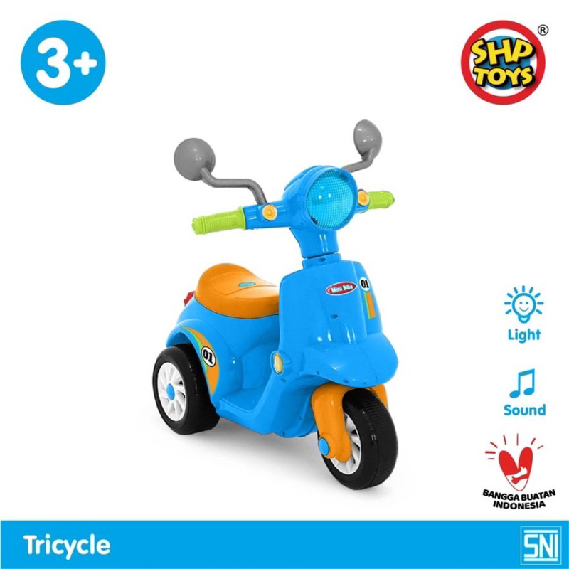 MAINAN ANAK SCOOTER MINI BIKE MB 691 MB691 SHP TOYS TERBARU