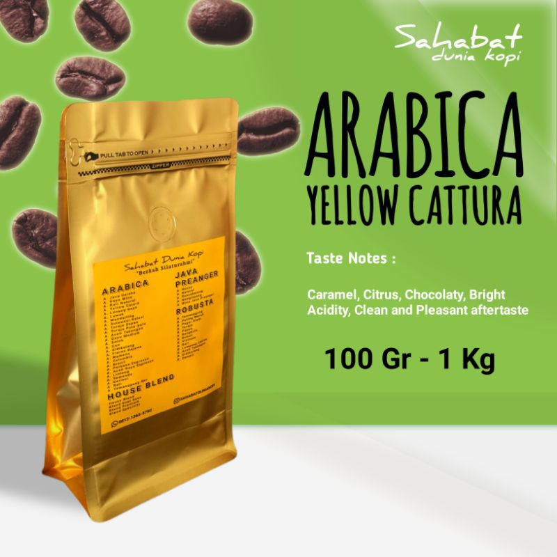 

Kopi Arabica Yellow Cattura 100% Kualitas Terbaik