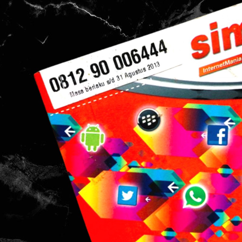 Nomor Cantik Telkomsel simPATI Jadul 9000 6444 Minimalis