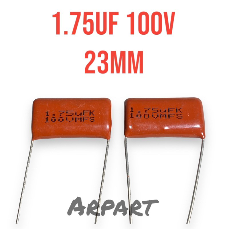 kapasitor 1.75uf 100v 23mm