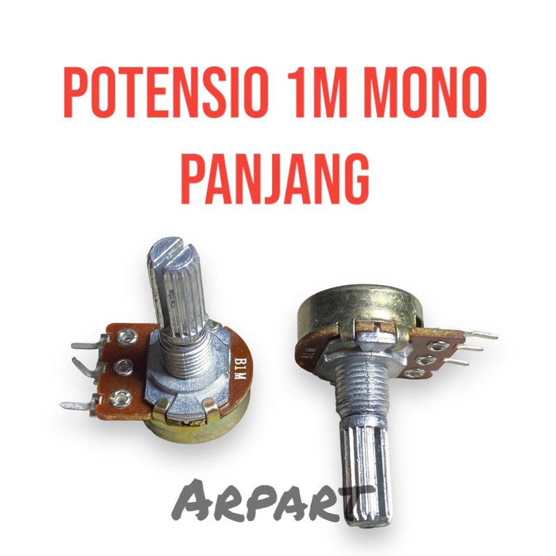 potensio 1M mono gagang panjang WL