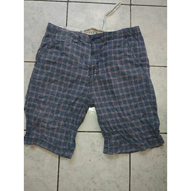 CELANA PENDEK NAUTICA TARTAN PRIA