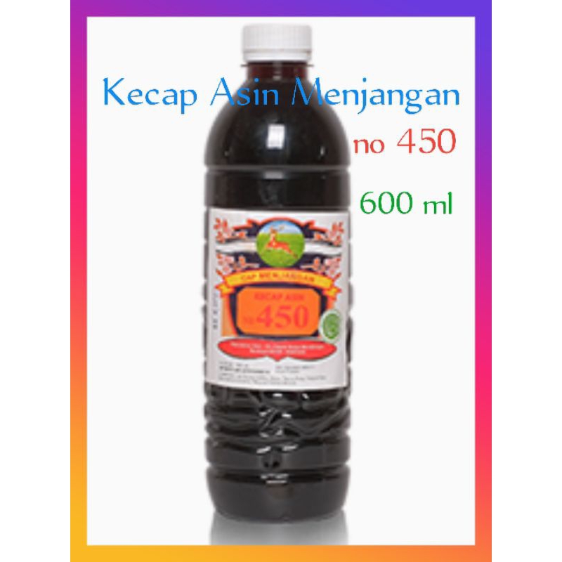 Kecap Asin cap Menjangan no450 600ml