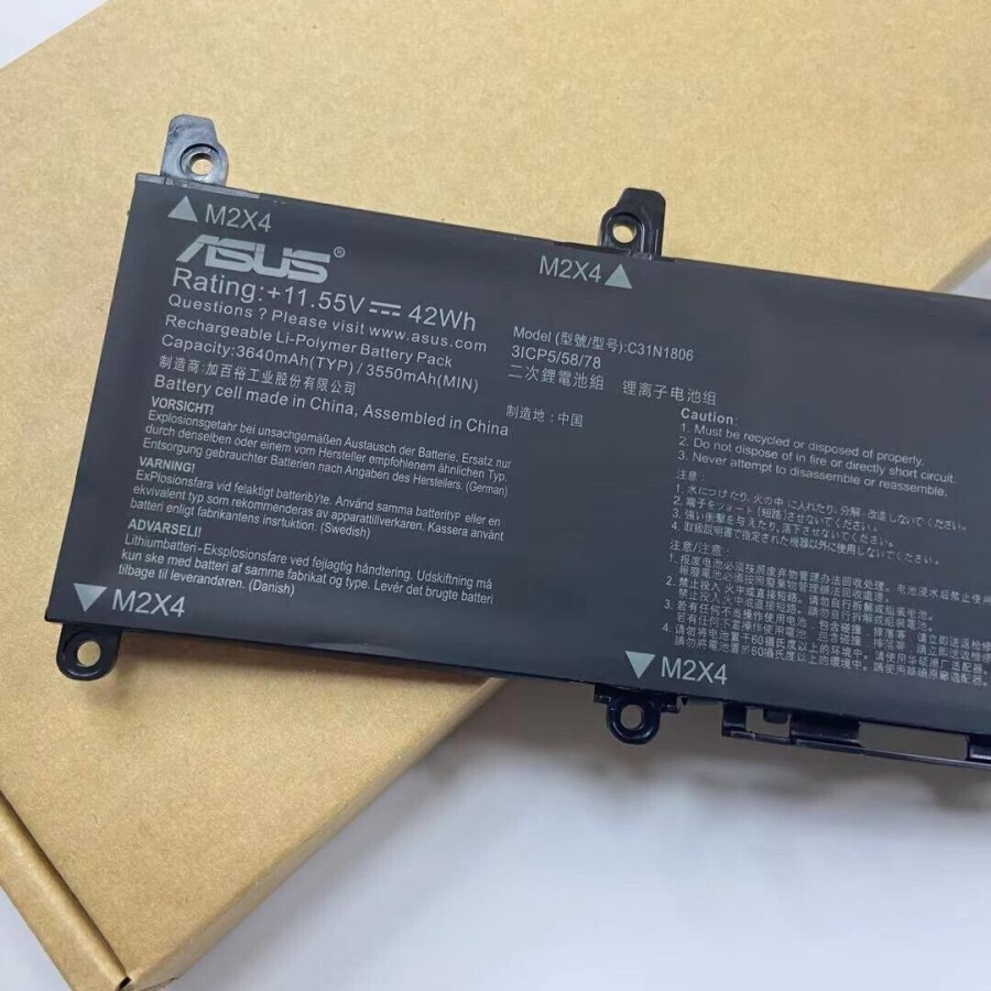 Baterai Asus ViviBook S13 S330 S330F S330FA S330FL S330UA X330F X330FA c31n1806 Original