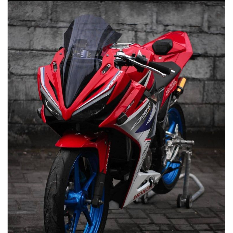 Mirror blank tutup spion depan variasi honda CBR 150 K45G bahan akrilik bonus baut 4 pcs pnp