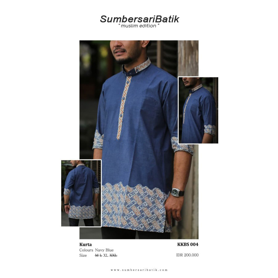 Kemeja Koko Batik Tulis Kurta 11